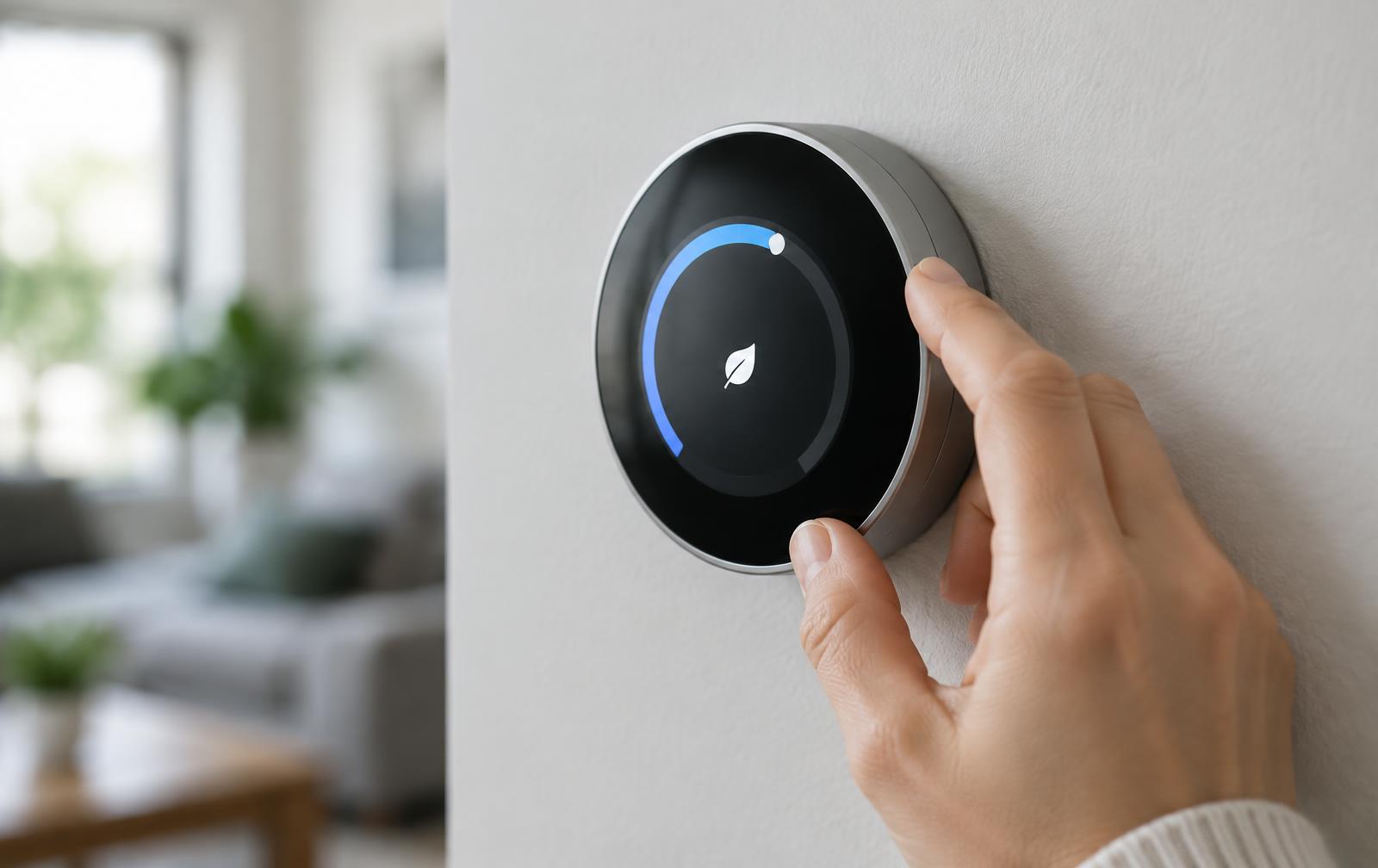 Installing a modern wall thermostat in a South Florida home